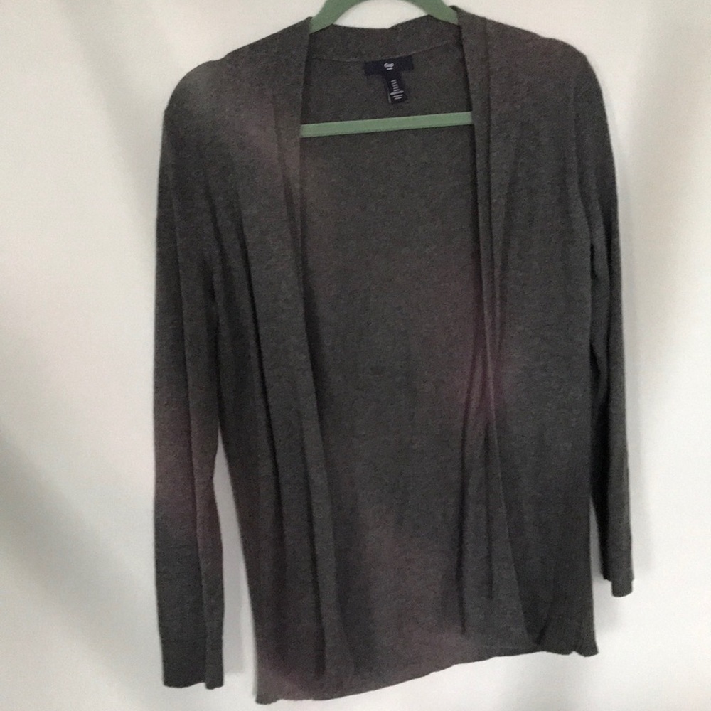 Grey cardigan